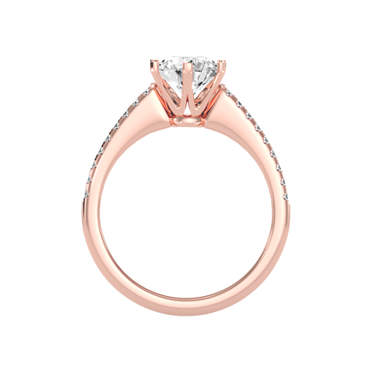 Courtly Solitaire Ring - Eleven