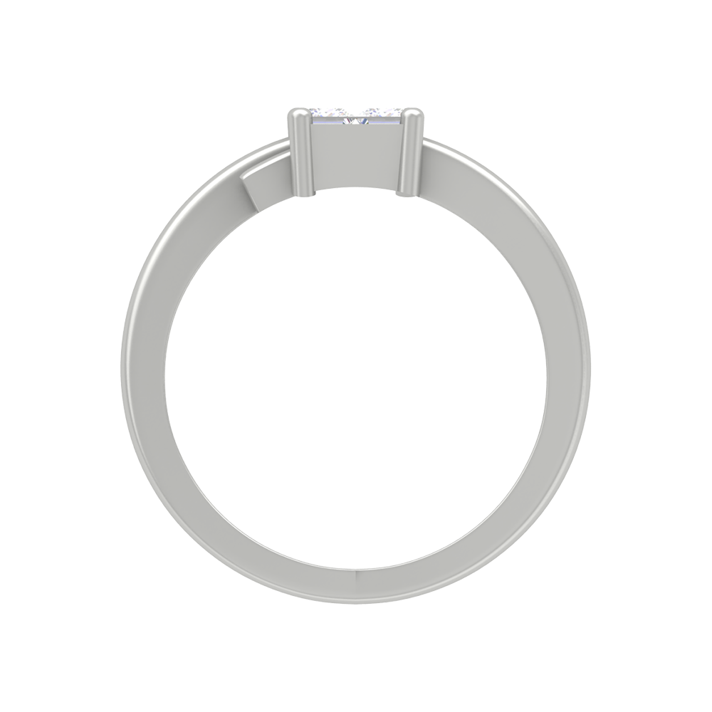 Criss Cross Solitaire Ring - Two