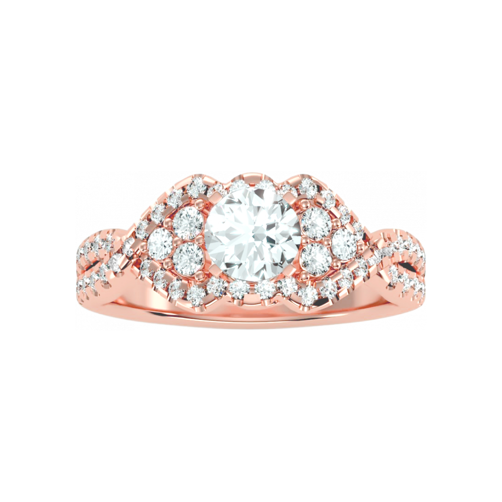 Criss Dazzle Engagement Ring - Twelve