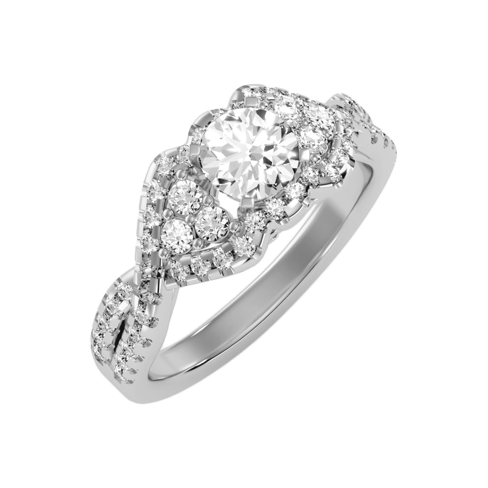 Criss Dazzle Engagement Ring - Two