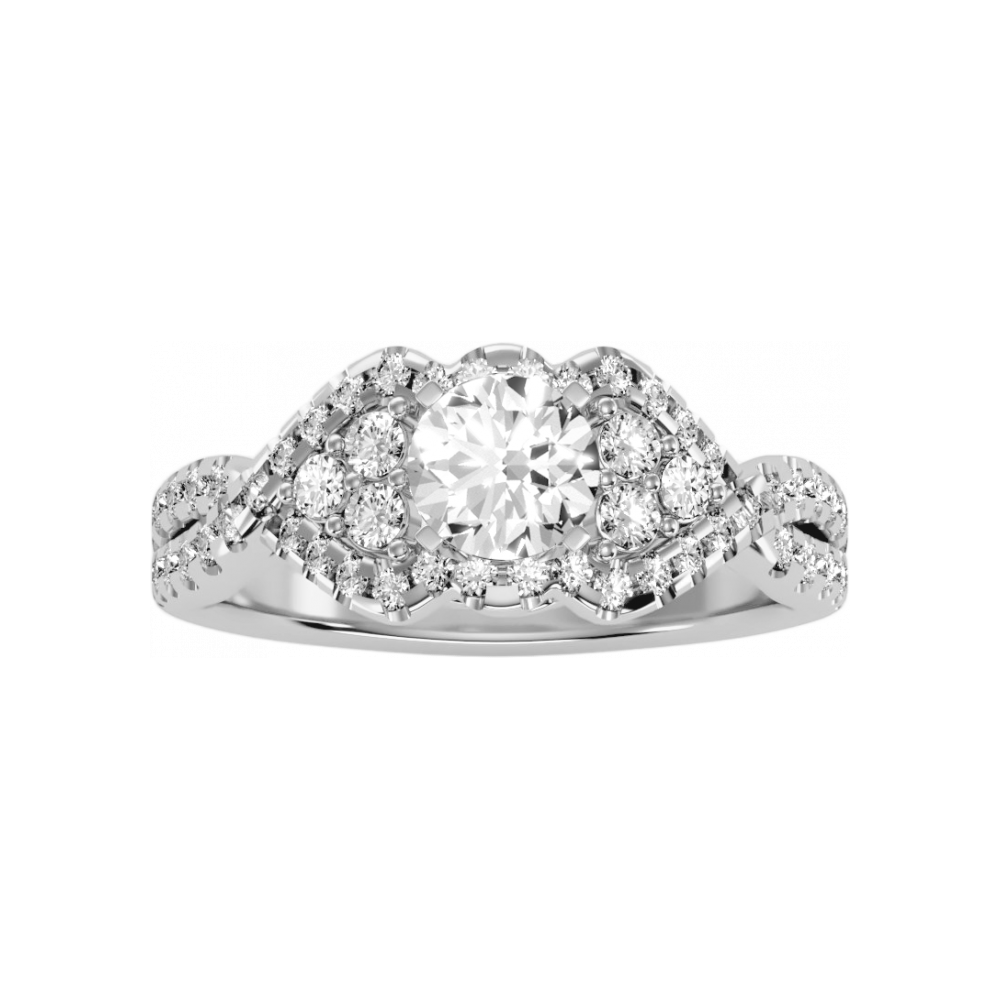 Criss Dazzle Engagement Ring - Four
