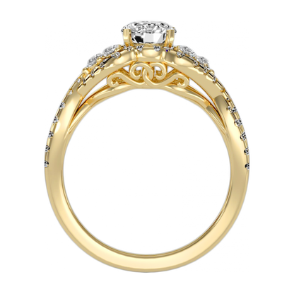 Criss Dazzle Engagement Ring - Five