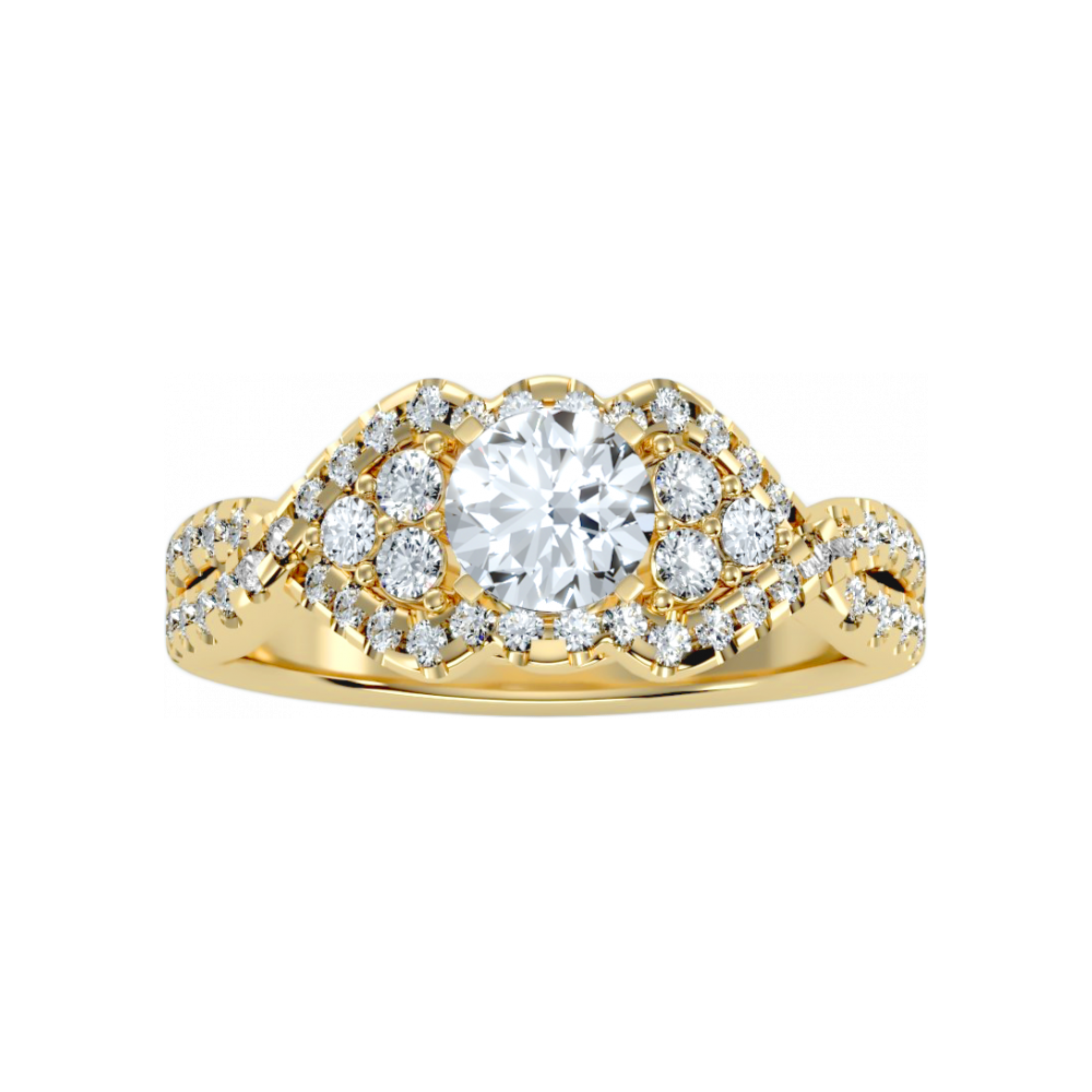 Criss Dazzle Engagement Ring - Eight