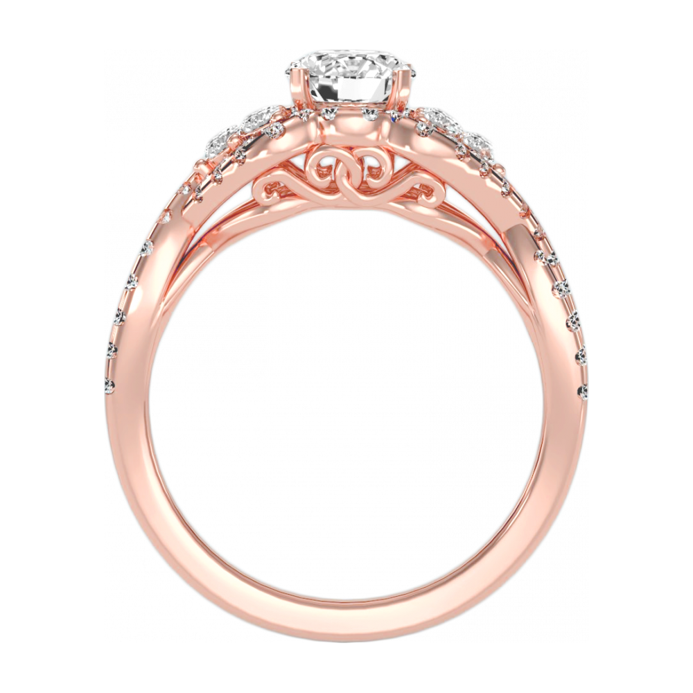 Criss Dazzle Engagement Ring - Nine