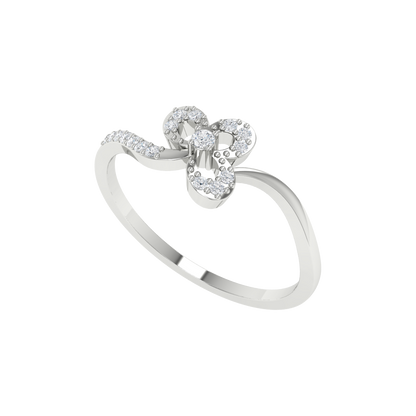 Crowning Glory Ring In 925 Sterling Silver - Five