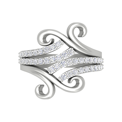 Crowny Broadband In 925 Sterling Silver - Six