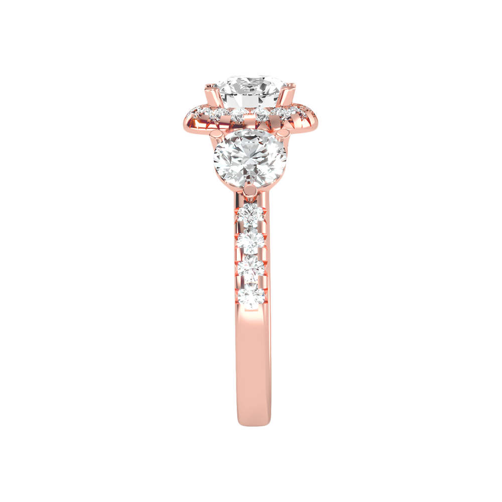 Cultured Tri Stone Ring - Five