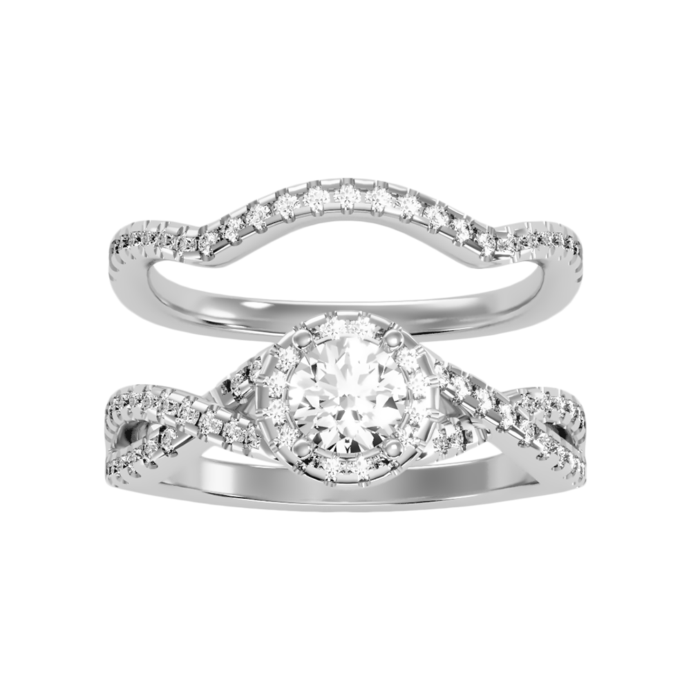 Cushy Bridal Ring Set - One