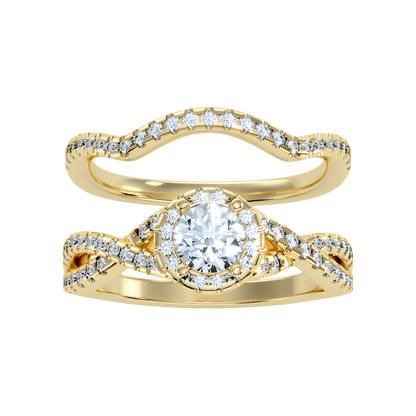 Cushy Bridal Ring Set - Ten