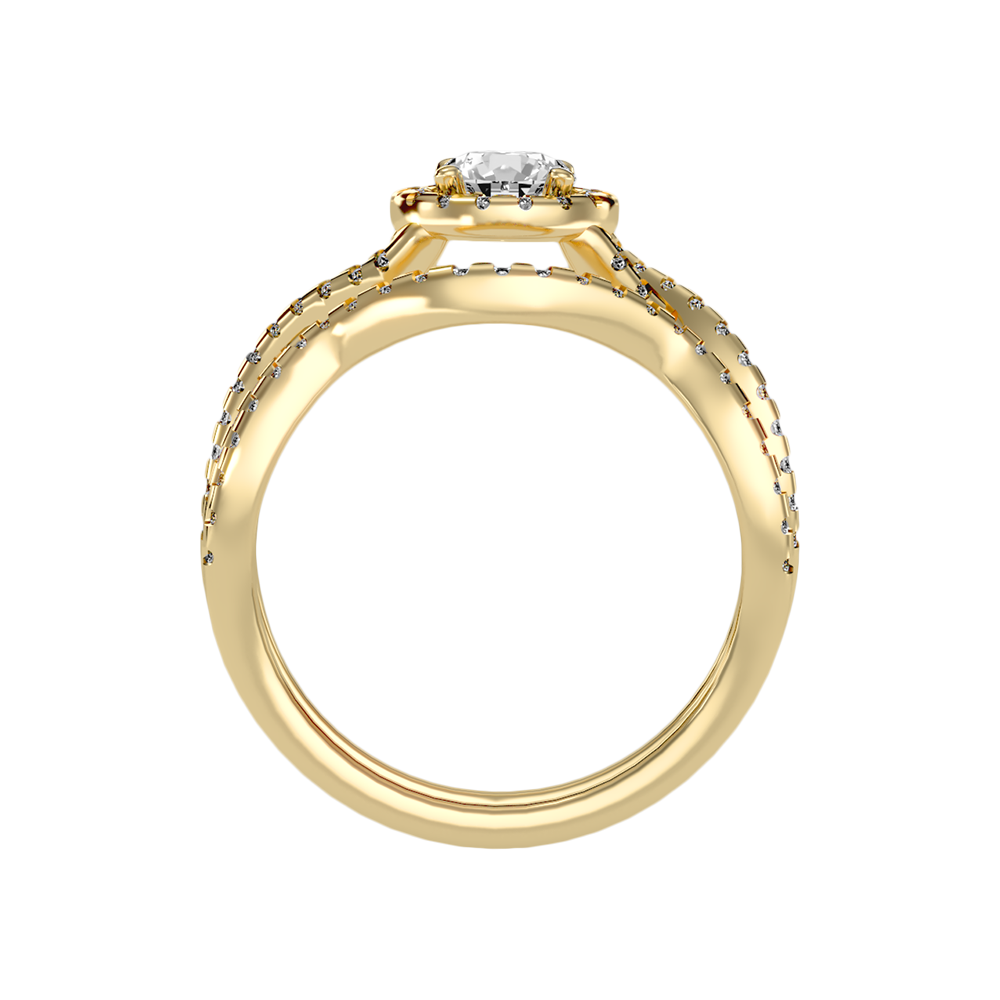 Cushy Bridal Ring Set - Twelve