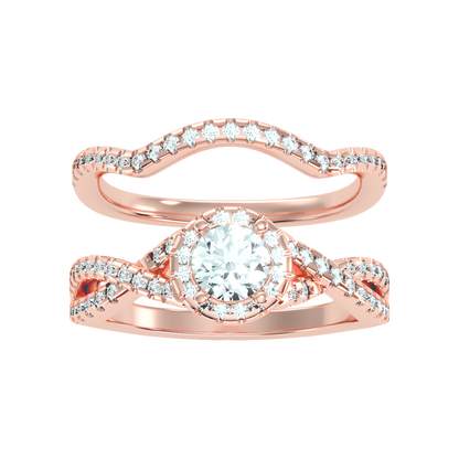Cushy Bridal Ring Set - Seven