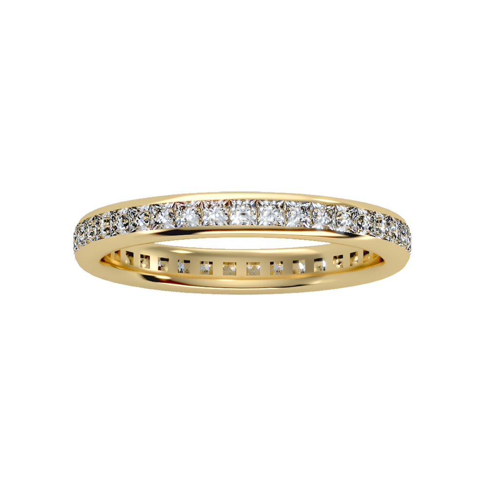 Cutelook Eternity Band In 925 Sterling Silver - Ten