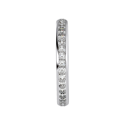 Cutelook Eternity Band In 925 Sterling Silver - Four