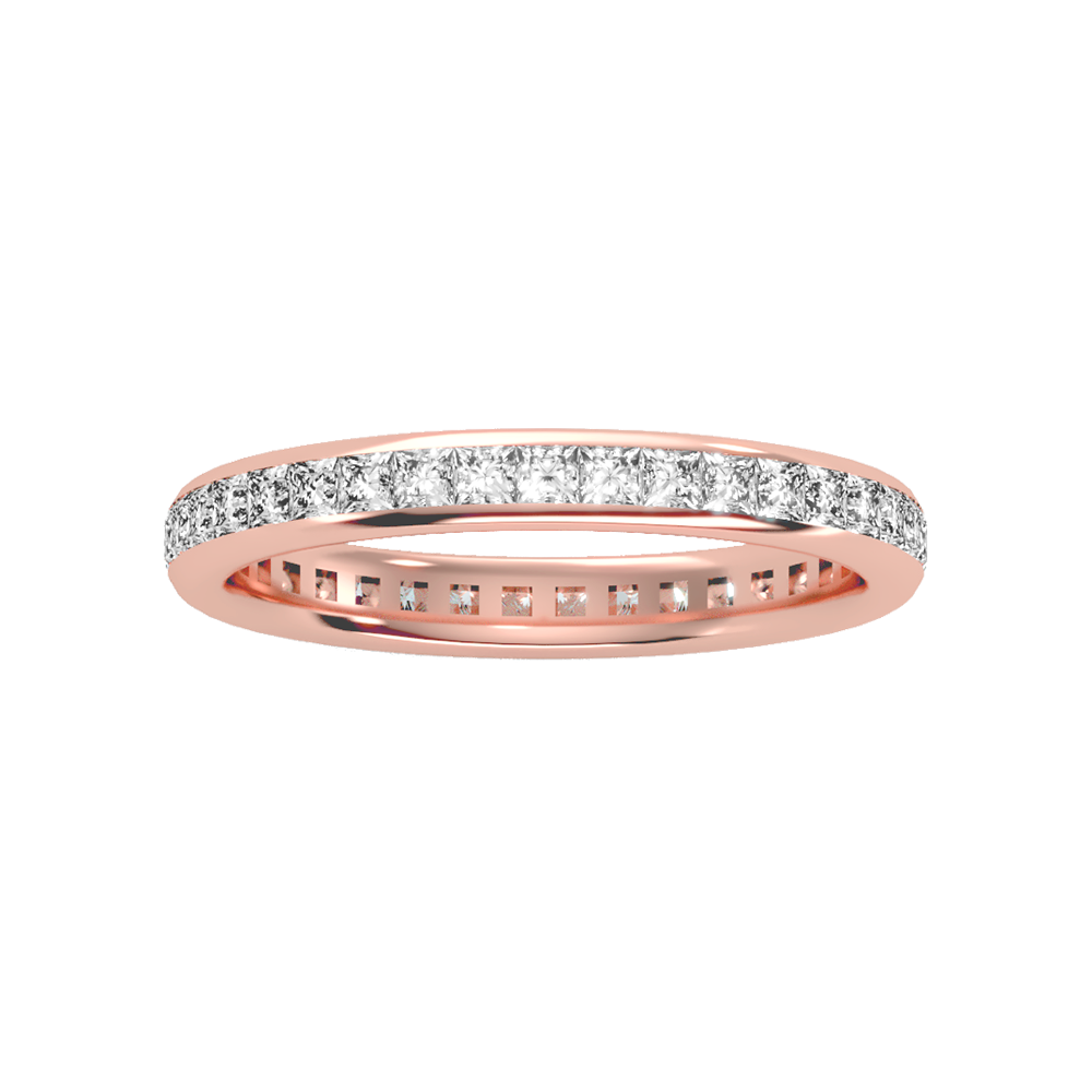 Cutelook Eternity Band In 925 Sterling Silver - Six