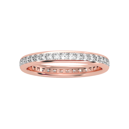 Cutelook Eternity Band In 925 Sterling Silver - Six