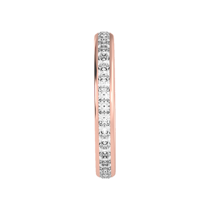 Cutelook Eternity Band In 925 Sterling Silver - Seven