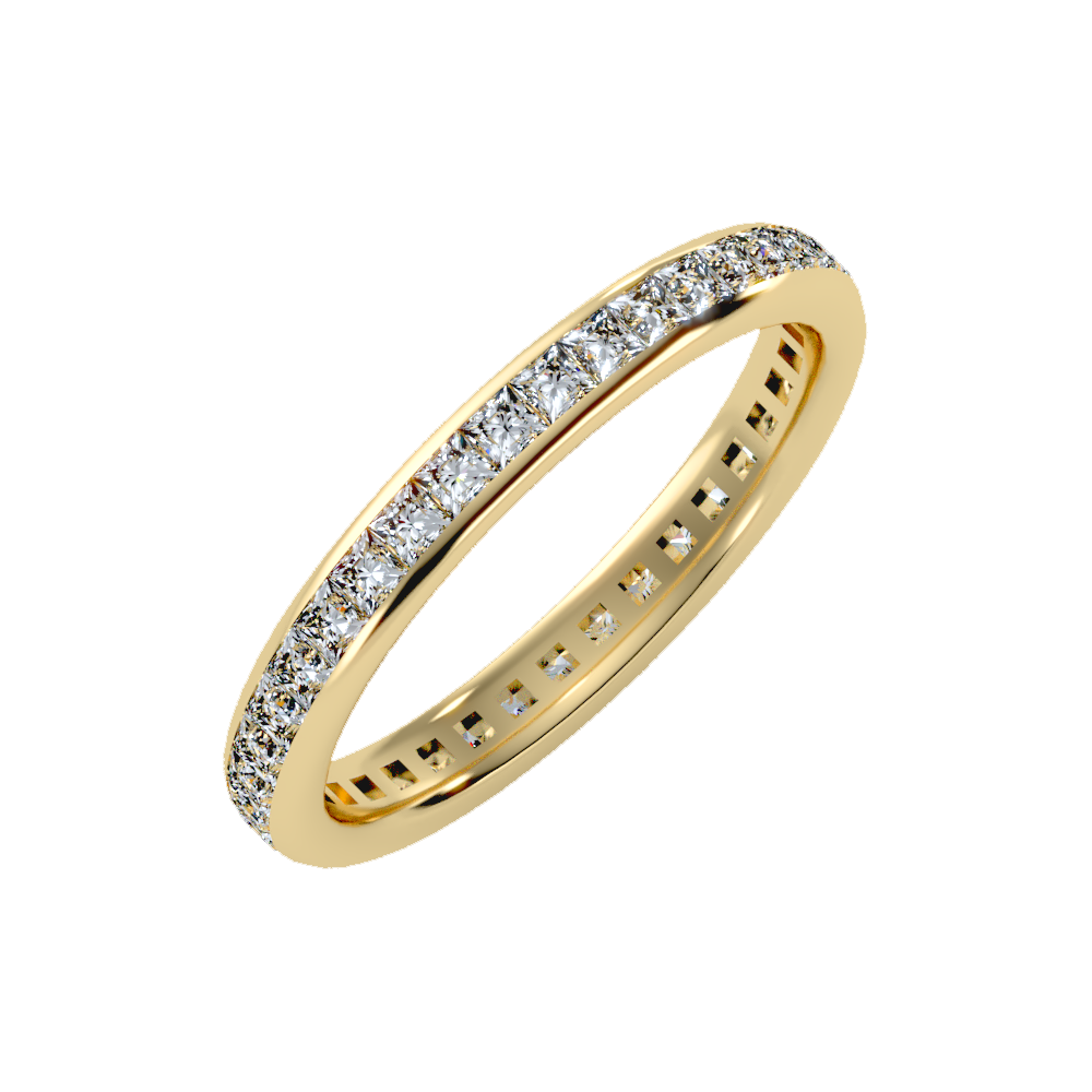Cutelook Eternity Band In 925 Sterling Silver - Nine