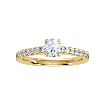 Cute Solitaire Ring - Ten