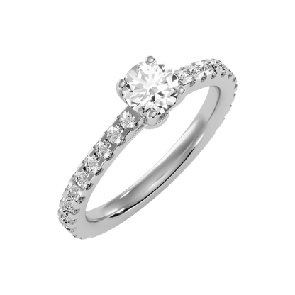 Cute Solitaire Ring - Five