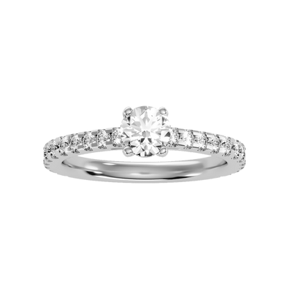 Cute Solitaire Ring - Six