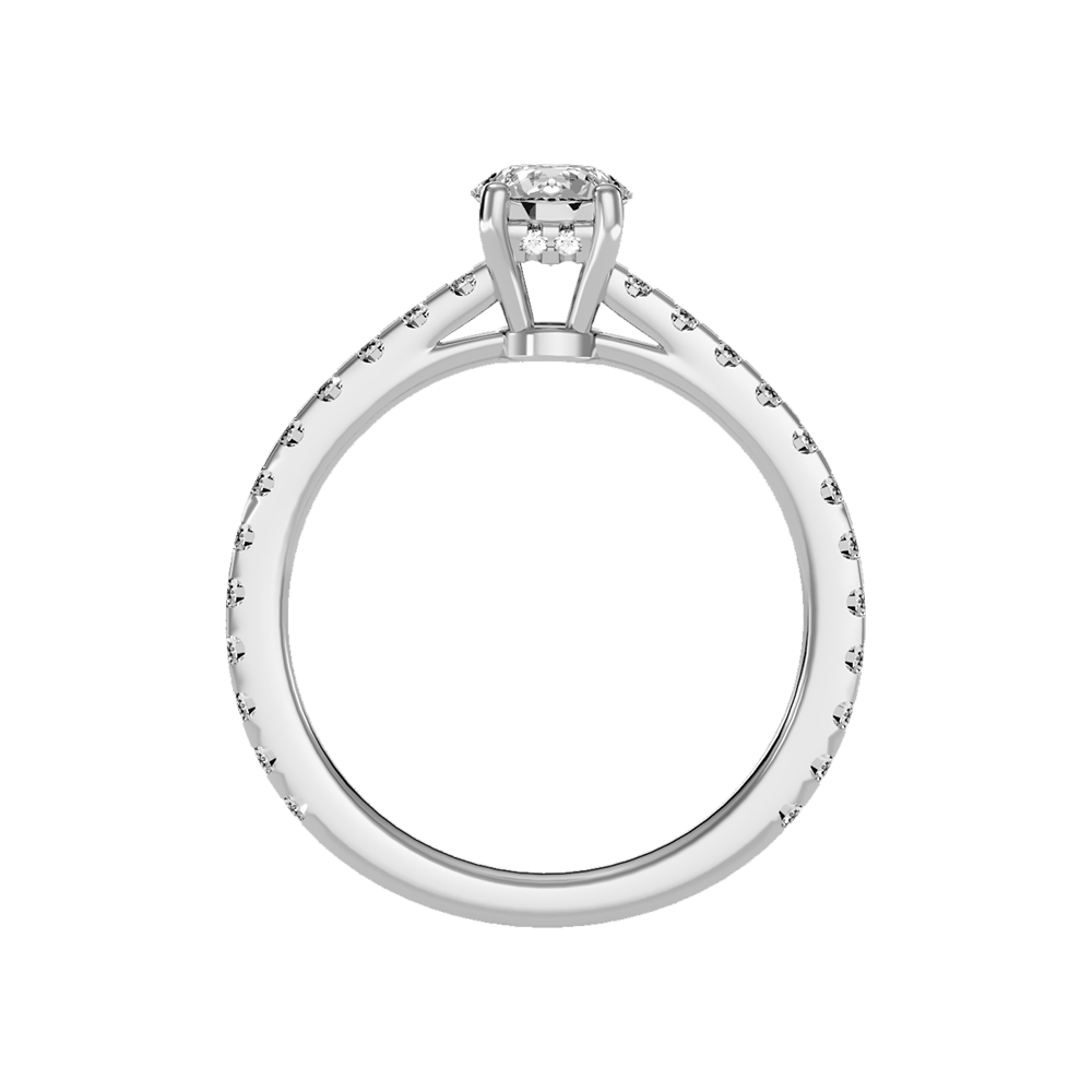 Cute Solitaire Ring - Eight