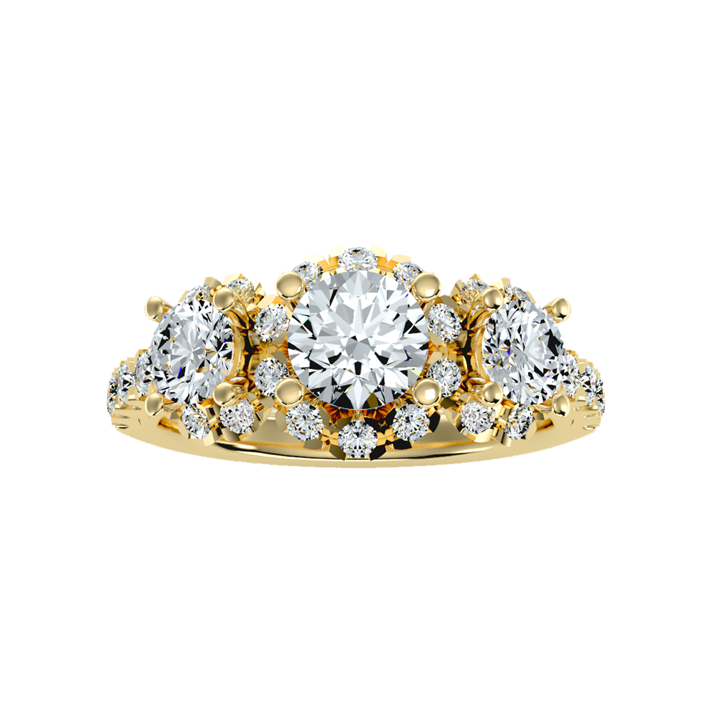 Dainty Solitaire Ring - Ten