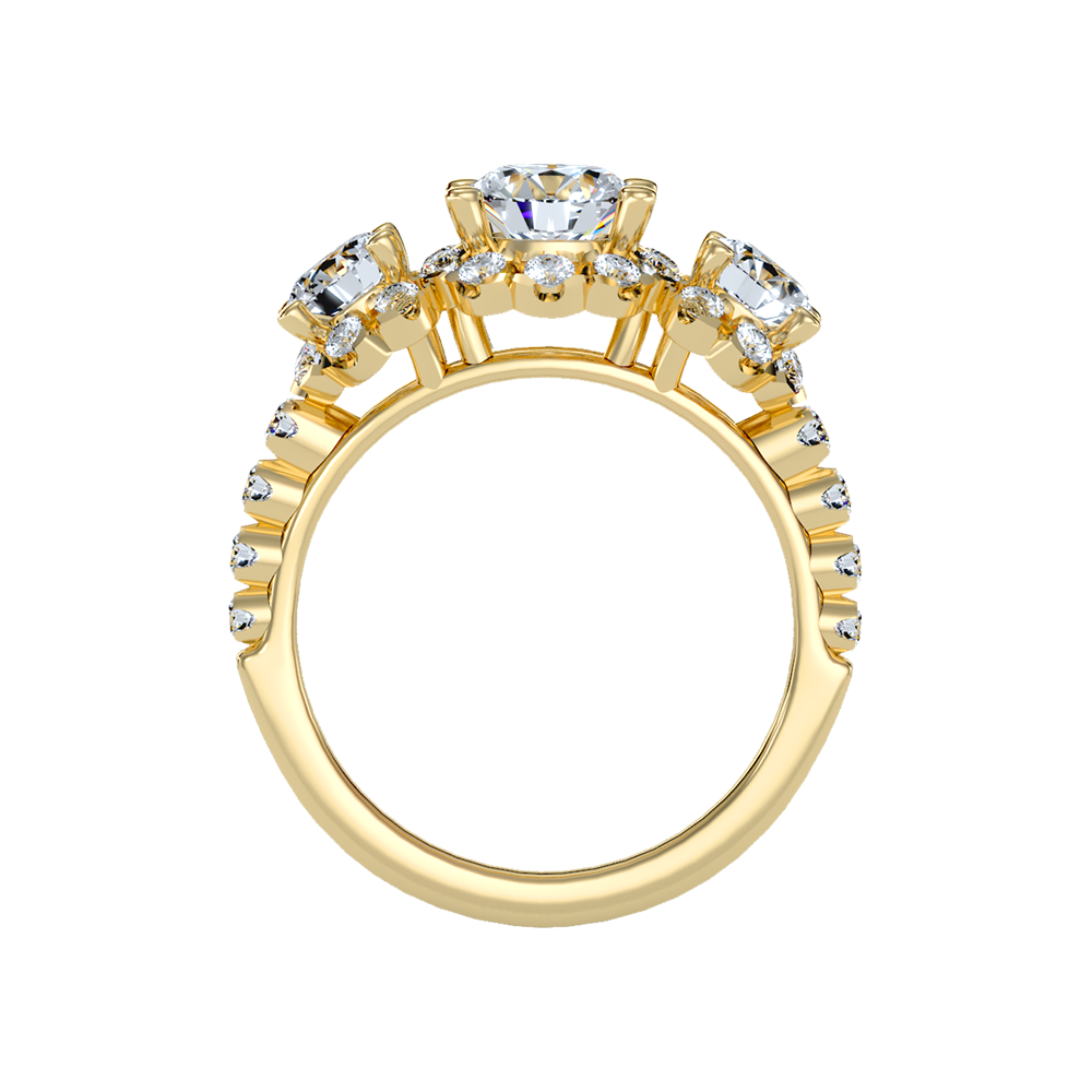 Dainty Solitaire Ring In 925 Sterling Silver - Twelve
