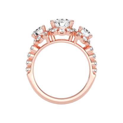Dainty Solitaire Ring - Four
