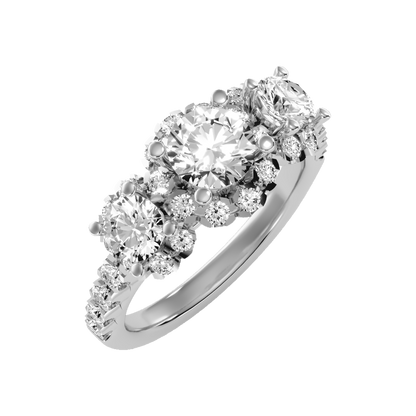 Dainty Solitaire Ring - Five
