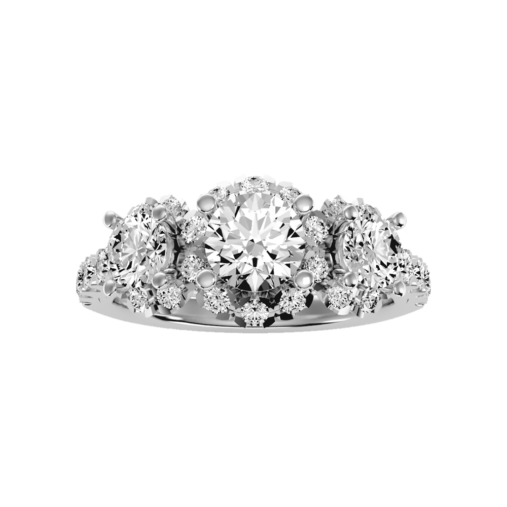 Dainty Solitaire Ring - Six