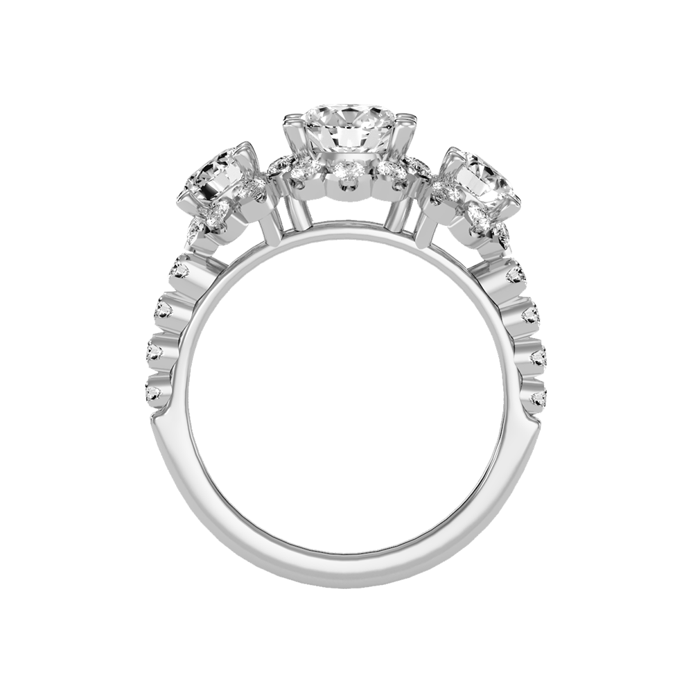 Dainty Solitaire Ring - Eight