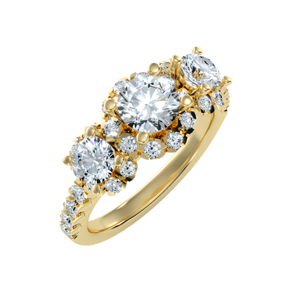 Dainty Solitaire Ring - Nine
