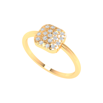 Daisy Dee Ring In 925 Sterling Silver - Nine