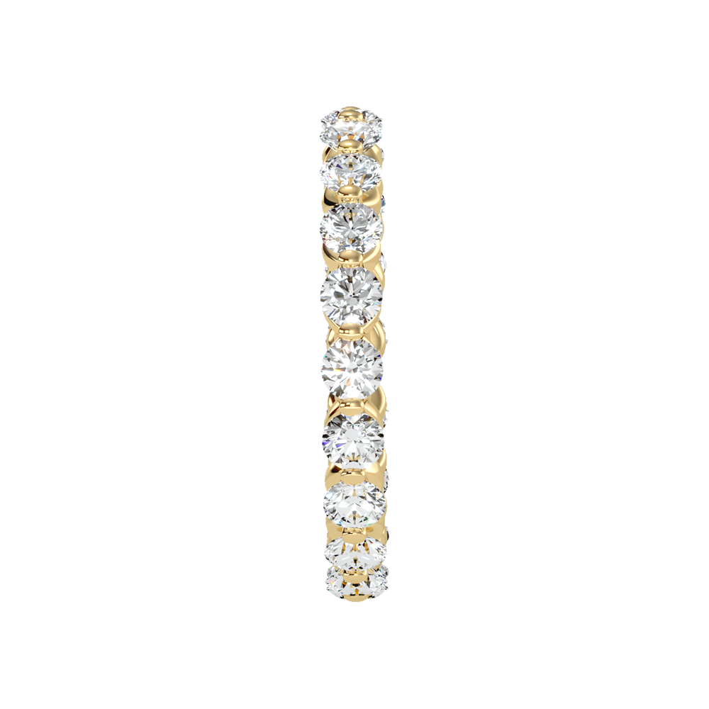 Dangling Eternity Band In 925 Sterling Silver - Twelve