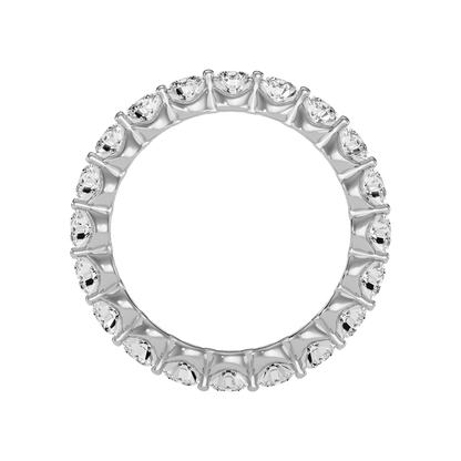 Dangling Eternity Band In 925 Sterling Silver - Three