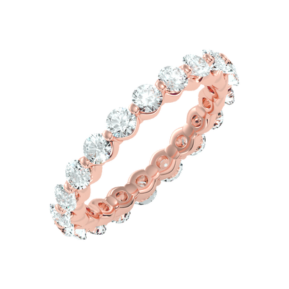 Dangling Eternity Band In 925 Sterling Silver - Six
