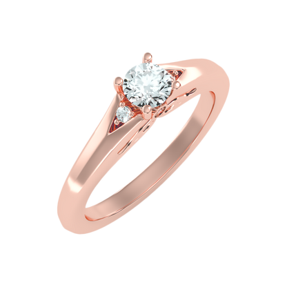 Danized Classic Solitaire Ring - Five
