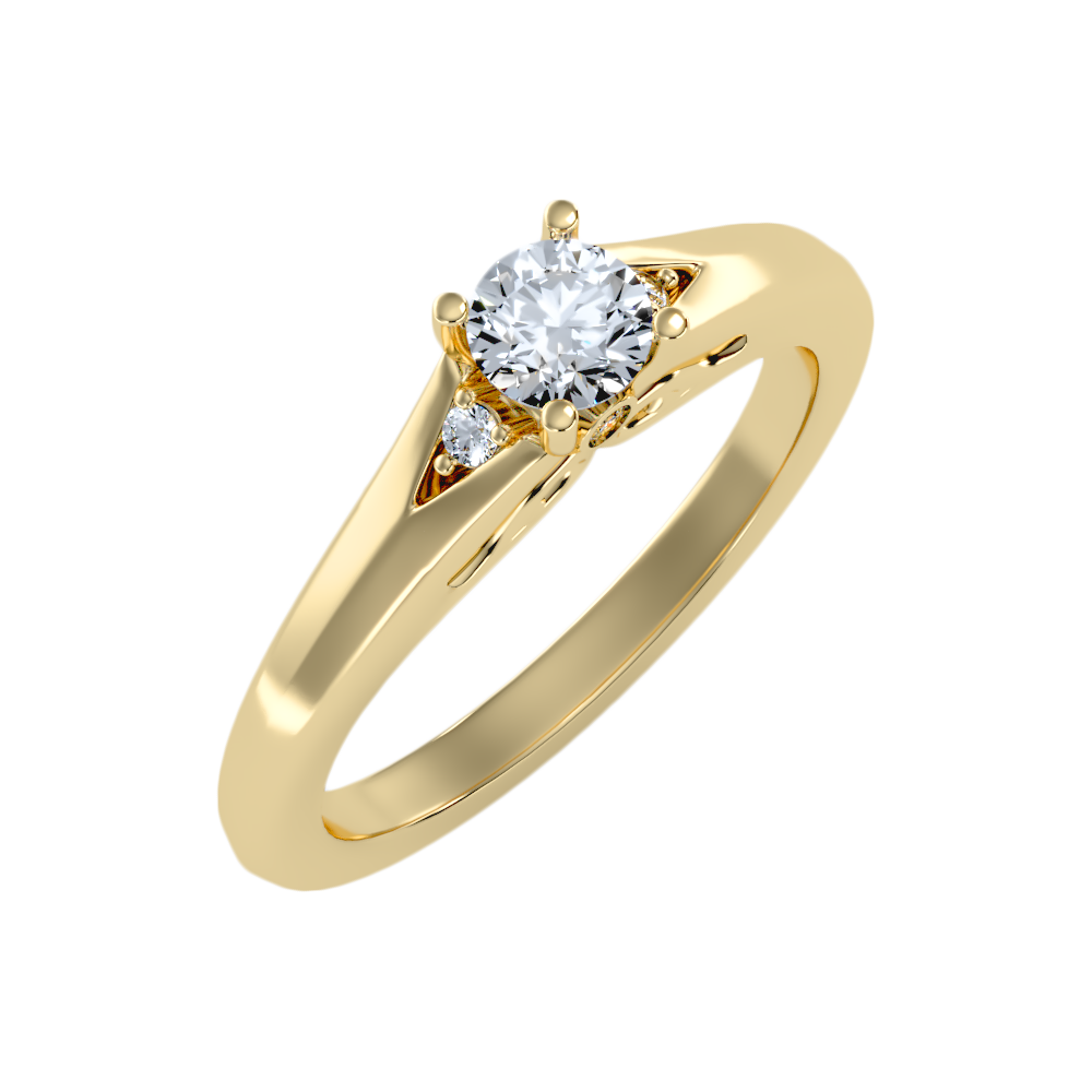 Danized Classic Solitaire Ring - Nine