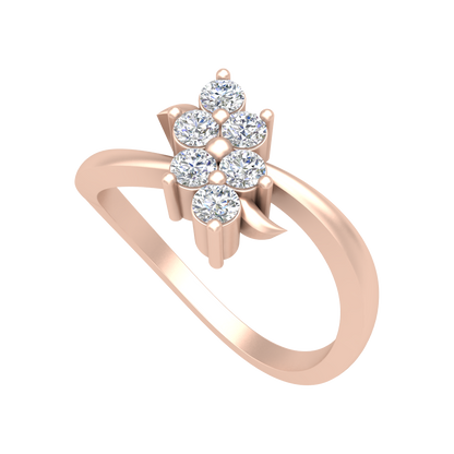 Danty And Dazzfull Ring In 925 Sterling Silver - One