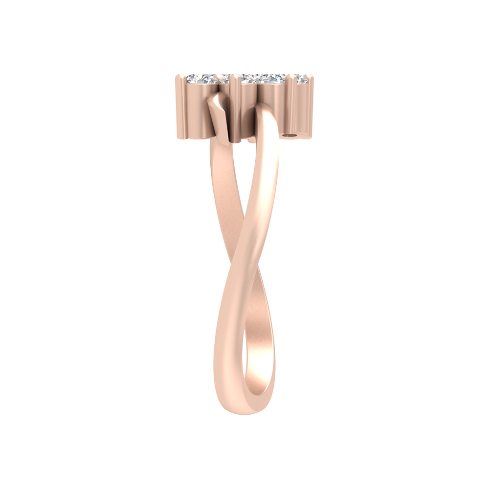 Danty And Dazzfull Ring In 925 Sterling Silver - Three
