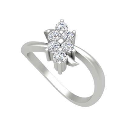 Danty And Dazzfull Ring In 925 Sterling Silver - Five