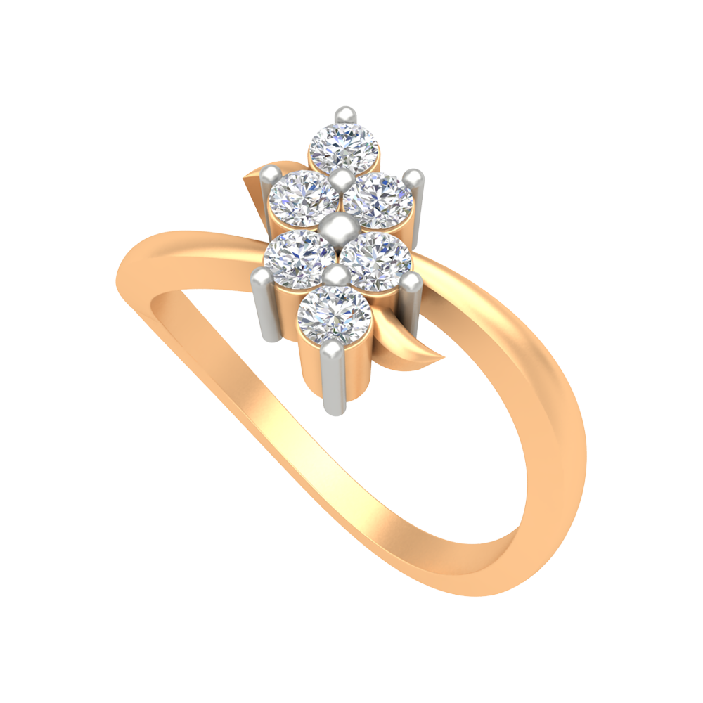 Danty And Dazzfull Ring In 925 Sterling Silver - Nine