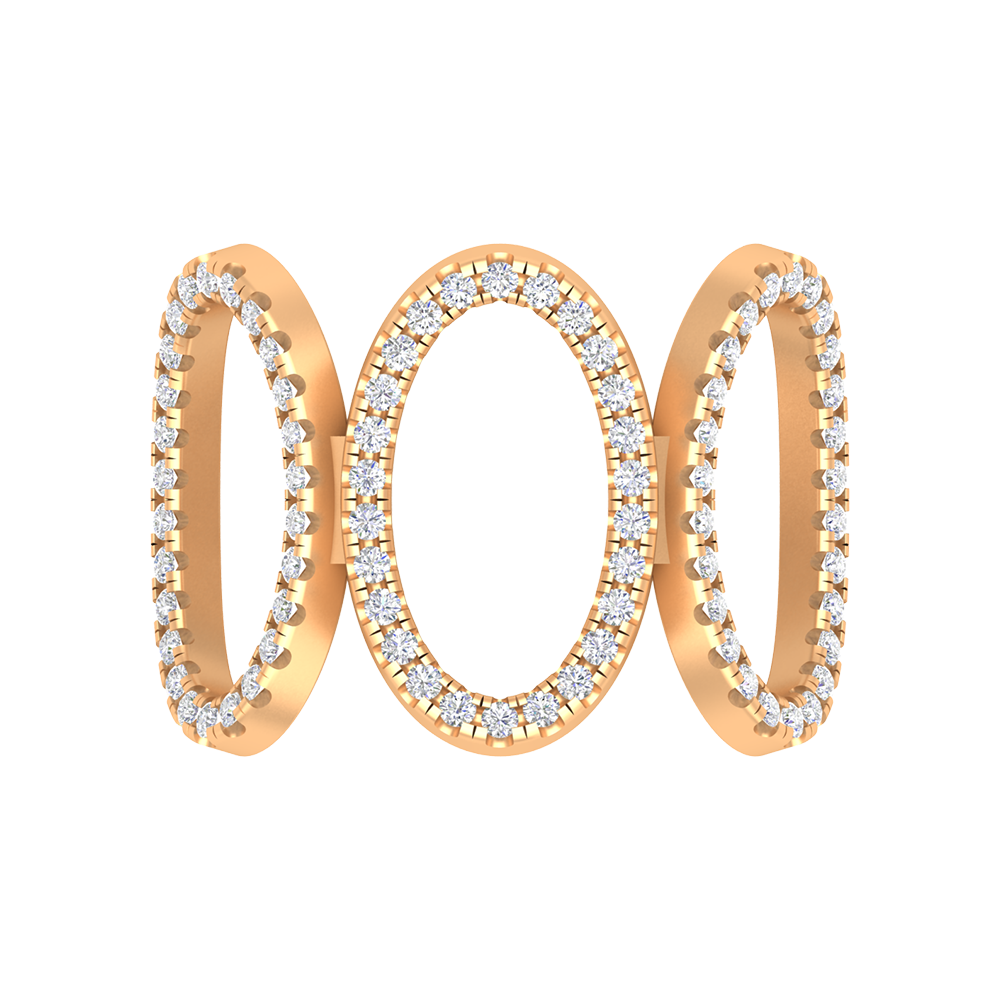 Dazzle Dreams Diamond Ring In 925 Sterling Silver - Ten