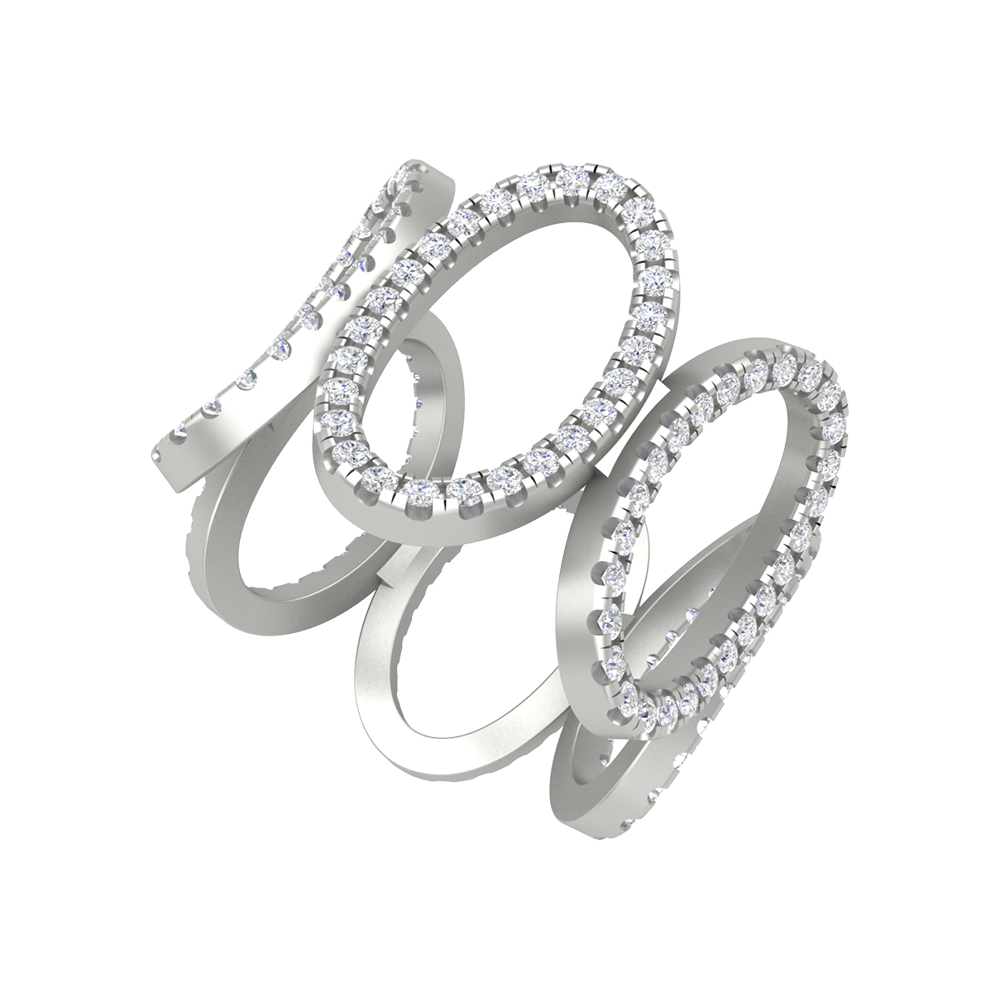 Dazzle Dreams Diamond Ring - Five