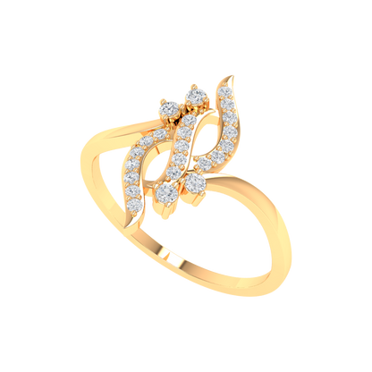 Dazzle Ring In 925 Sterling Silver - Ten