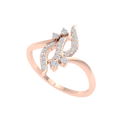 Dazzle Ring In 925 Sterling Silver - Two