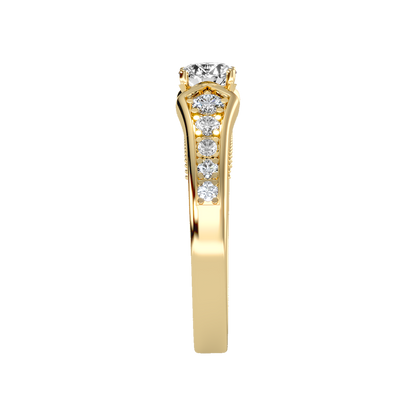 Dazzle Solitaire Ring - Eleven