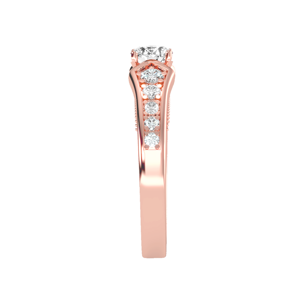 Dazzle Solitaire Ring - Three