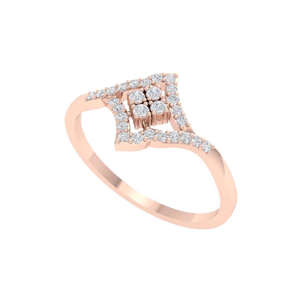 Dazzling Crowny Ring - One