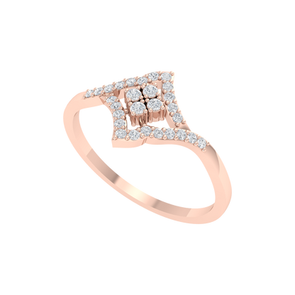 Dazzling Crowny Ring - One